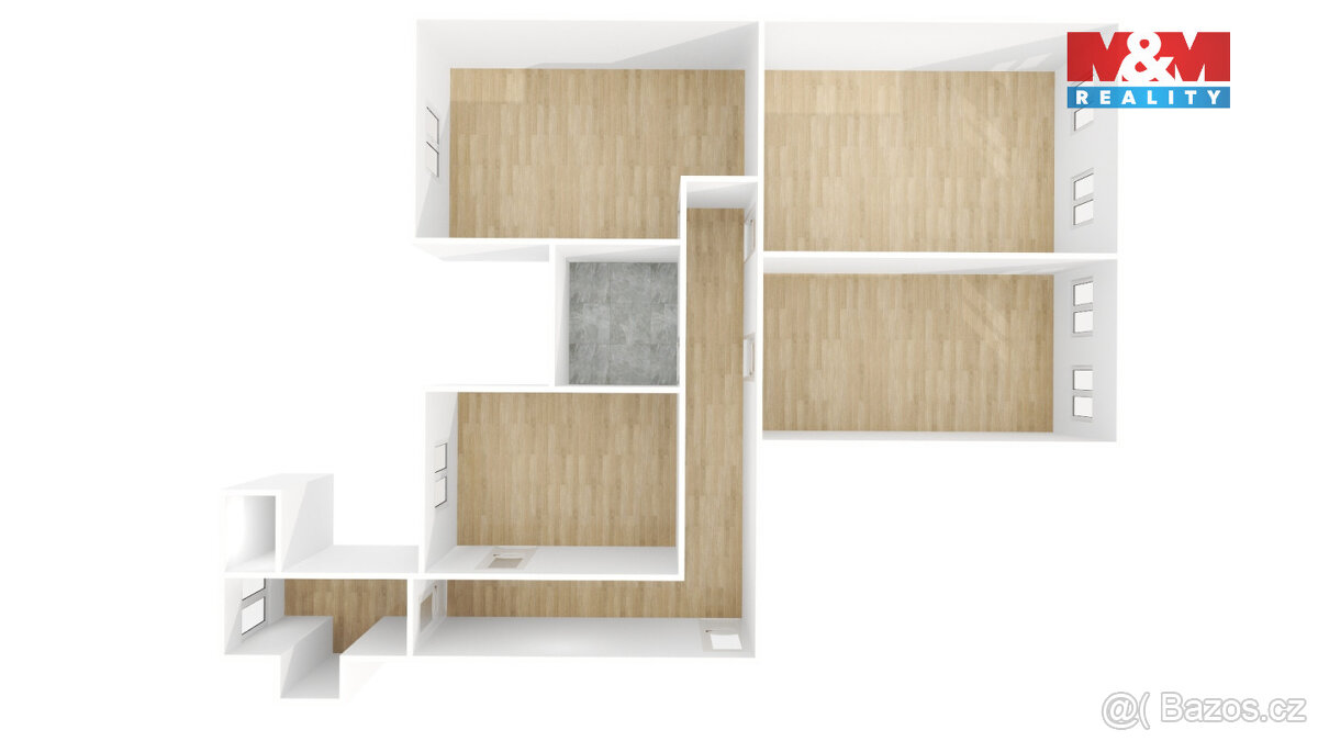 Pronájem kanceláře 100 m² Karlovarská ul. Plzeň - 7