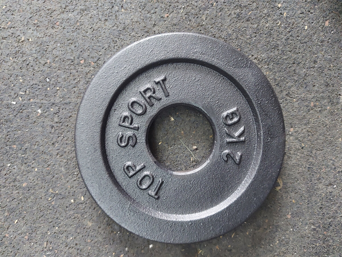 Olympijské kotouče s úchopy TOPSPORT - 7