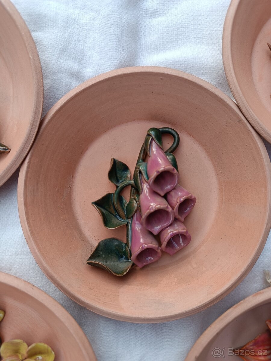 Keramické dekorační talířky - 7