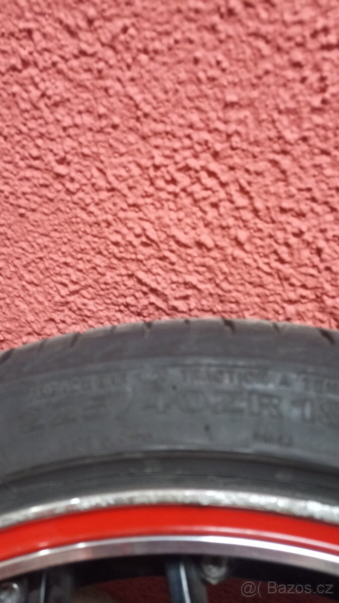 Alu Platin 18" 5x112 letní pneu 225/40 - 7