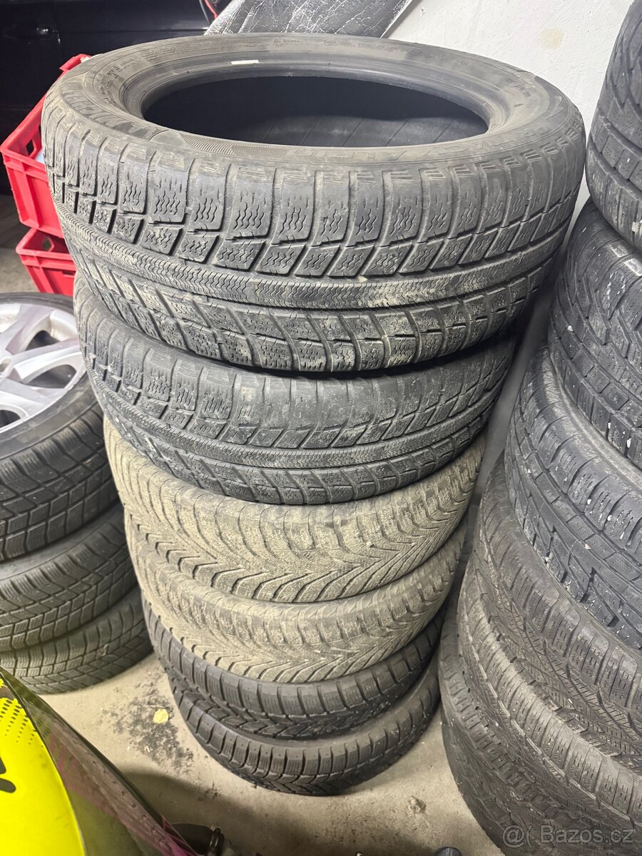 Kola BMW r15 r16 r17, originál liťáky, plecháče, dojezdovka - 7