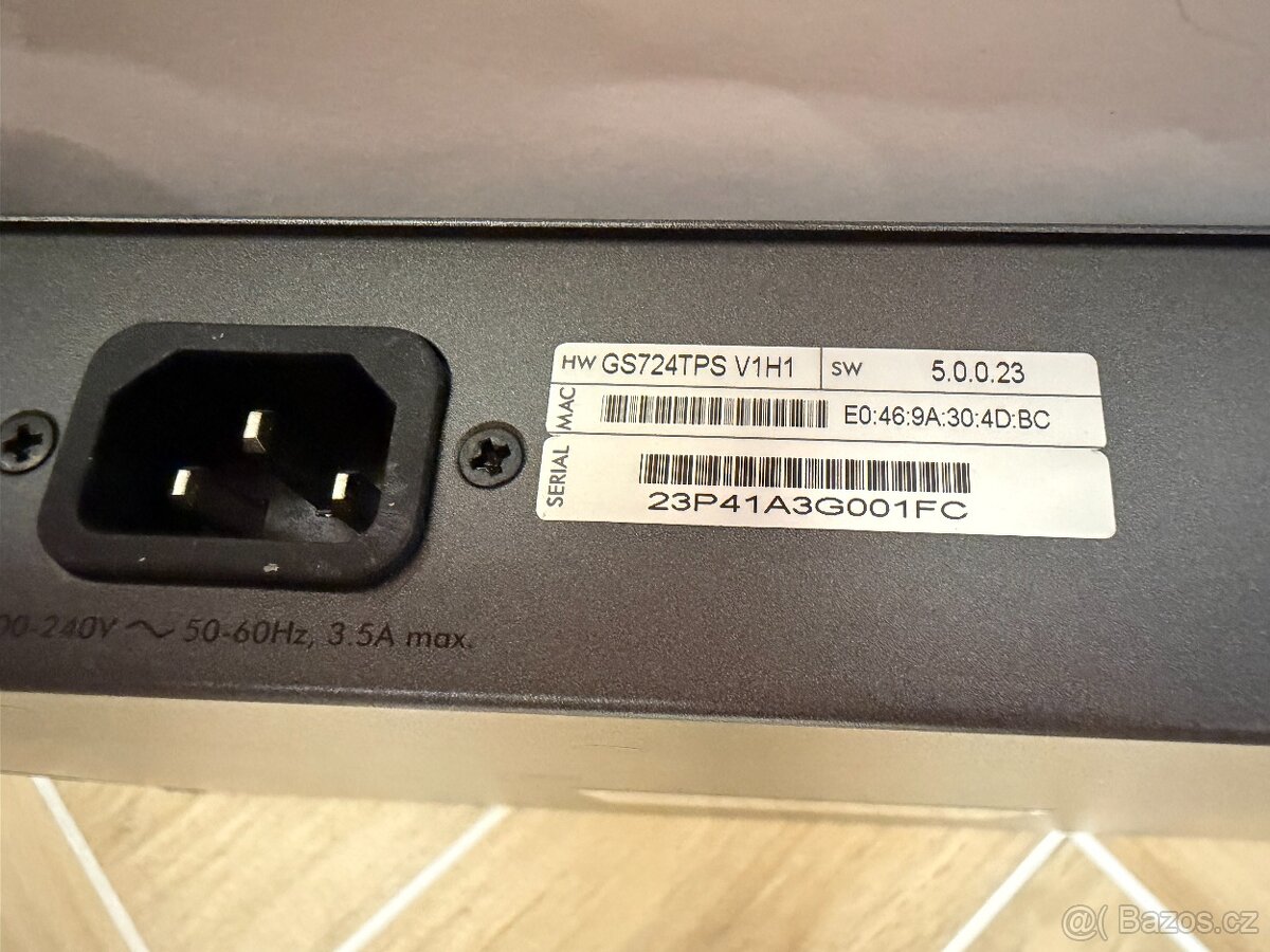 NETGEAR GS724TPS 24port Gigabit PoE switch - 7
