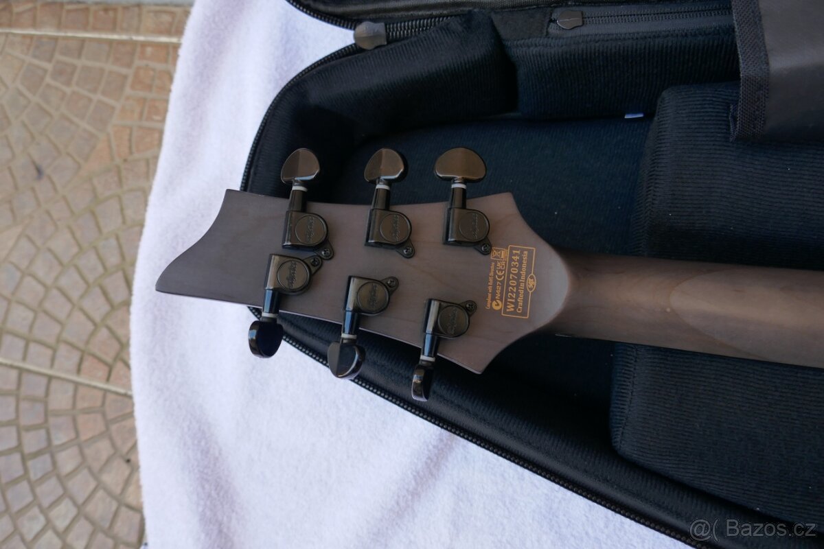 EL.KYTARA Schecter Omen Elite-6, Black Cherry Burst - 7