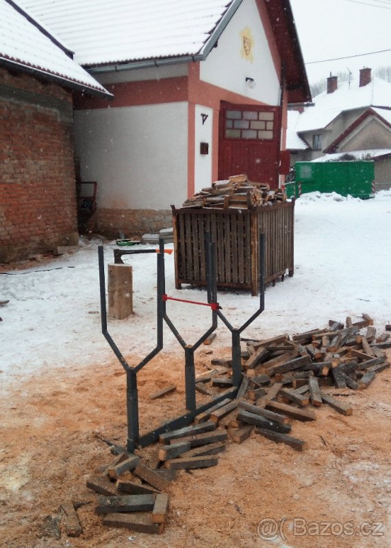 Stojan na řezání dřeva Pořízek Standart modrý - 7