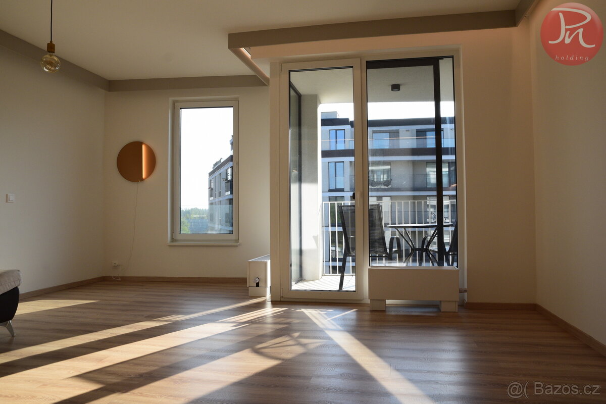 Pronájem luxusního bytu 1+kk – novostavba, 48,63 m², lodžie, - 7