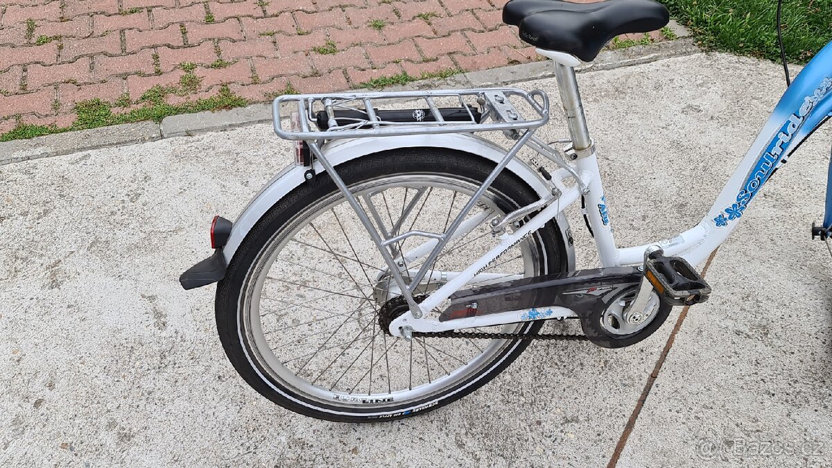 Prodám Dětské KOLO 24'' PUKY MODRÉ a RÚŽOVÉ JAK NOVÉ - 7