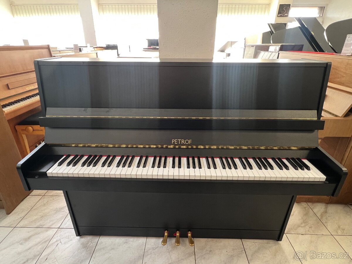 Petrof L118 se zárukou 5 let, doprava zdarma, včetně židle - 7