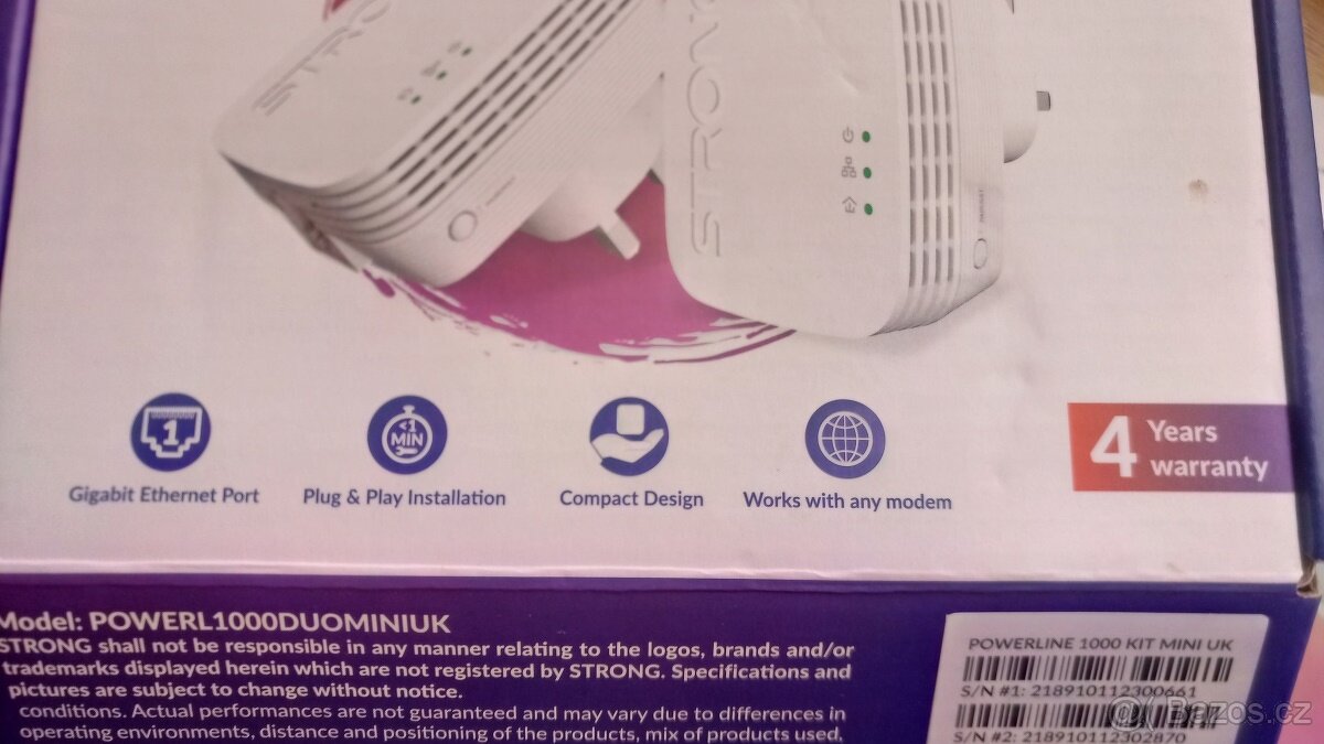 Nové ethernet adaptéry - pro připojení po el. vedení 1 Gbit - 7