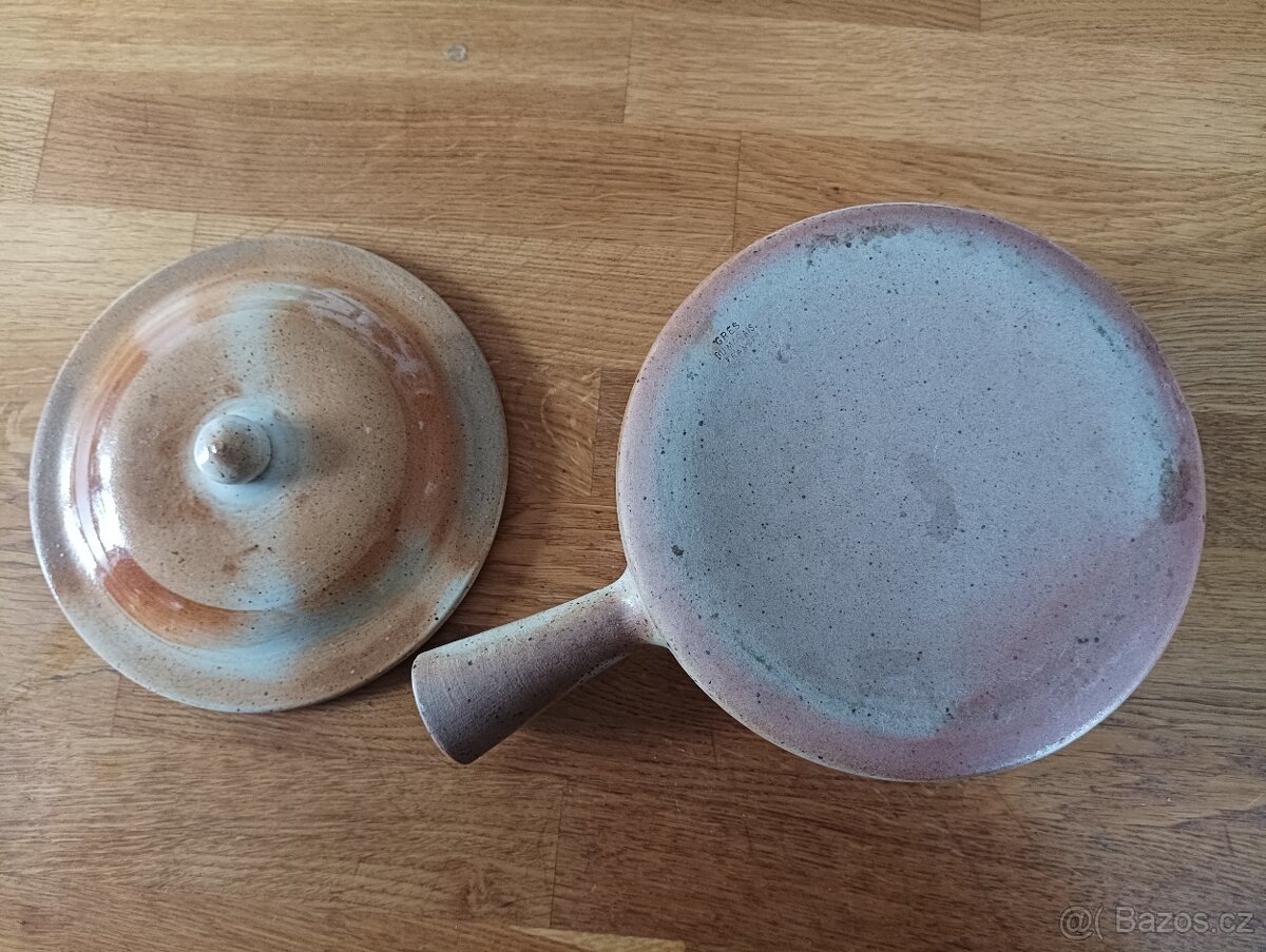 KAMENINOVÝ HRNEC RAMEKIN GRES DU MARAIS FRANCE - 7