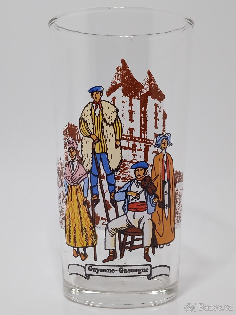 6x Sklenice od francouzské retro hořčice - 7