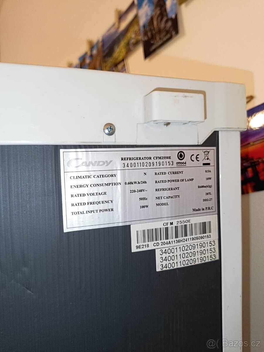 Lednice s mrazákem Candy - 7