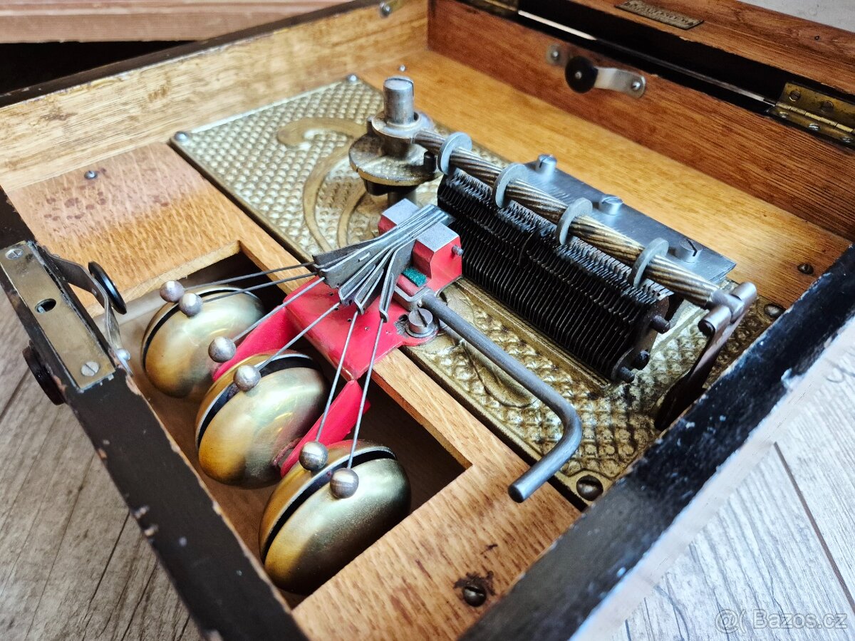 Starožitný hrací stroj Kalliope Musikwerke AG, 1898 - 7