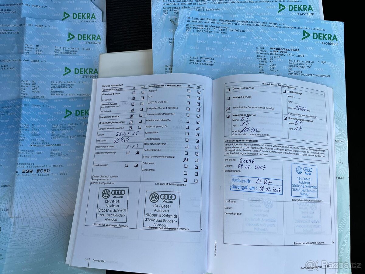 VW PASSAT 1.6 TDi SERVISNí KNIHA - 7