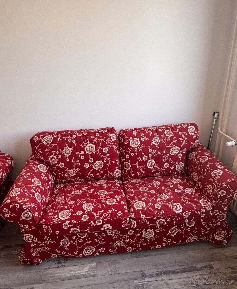 Dvoumístná sedačka Ikea Ektorp + křeslo Ikea Ektorp - 7