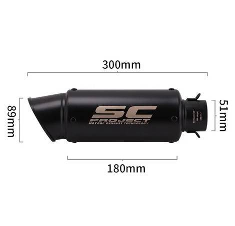 Prodám nový, nepoužívaný, laděný výfuk s logem SC Project - 7