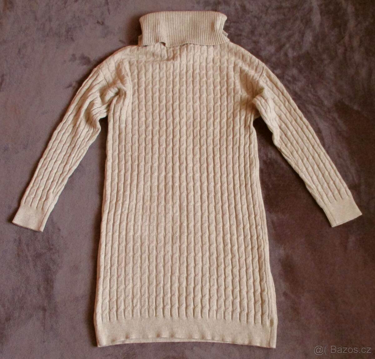 Dámské svetrové šaty Italy S M 36 38 - 7