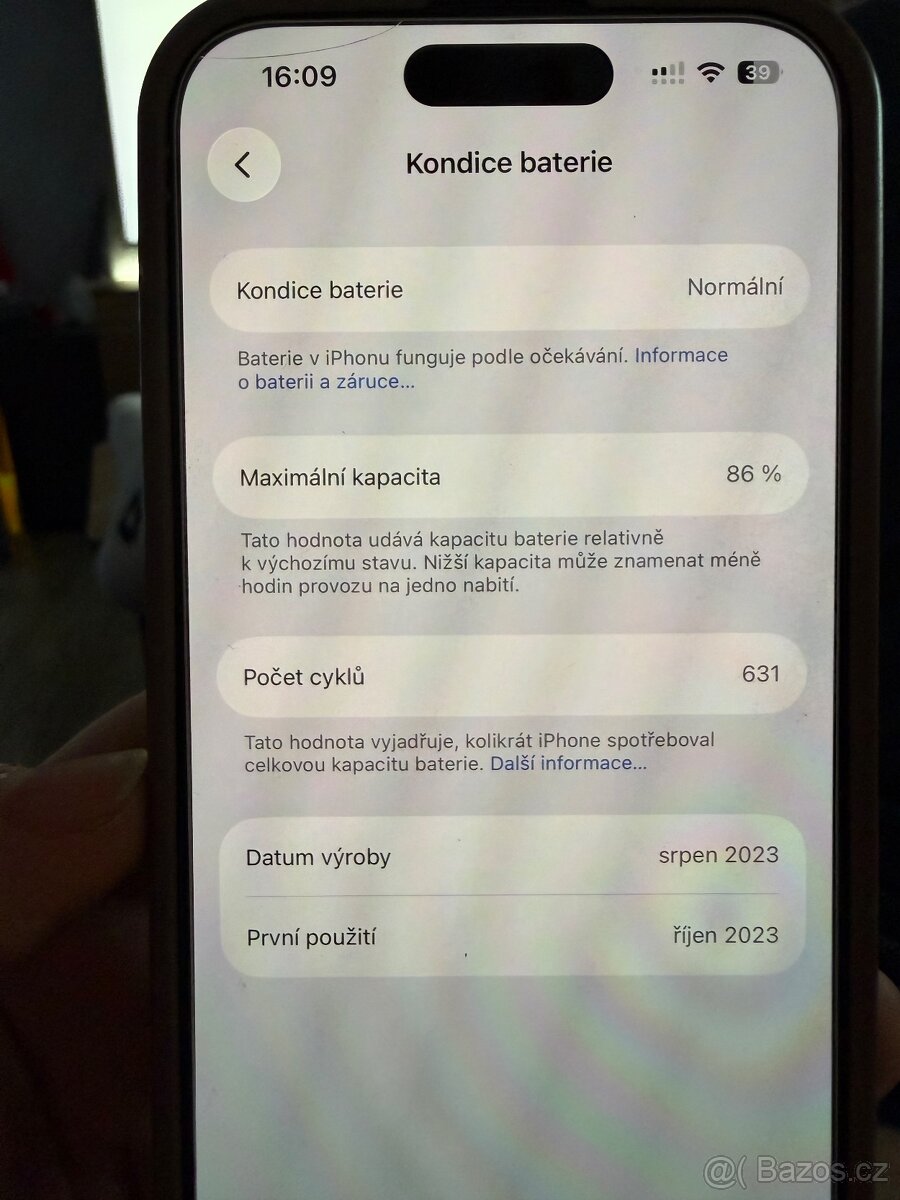 Apple Iphone 15 PRO blue titan 128 GB - 7