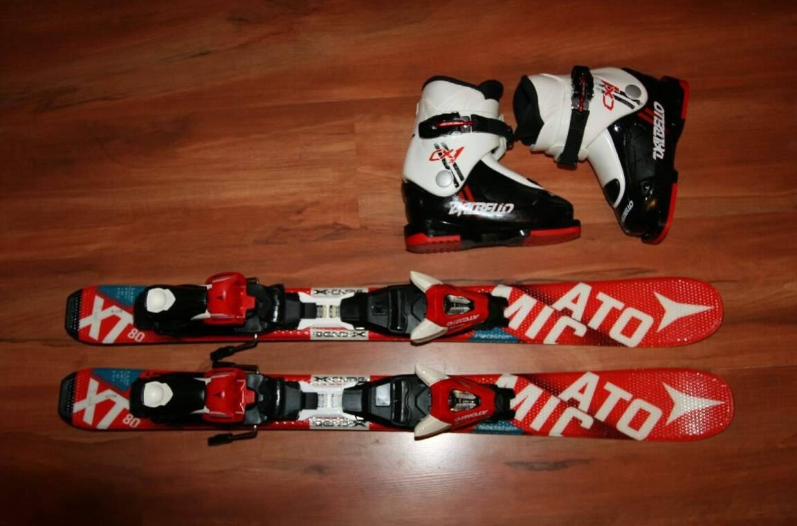 detské lyže Atomic XT 80 cm , lyžaky - 7