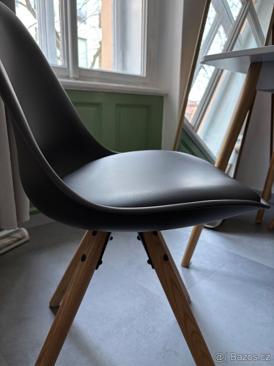 Jídelní židle Lilly šedá - 7