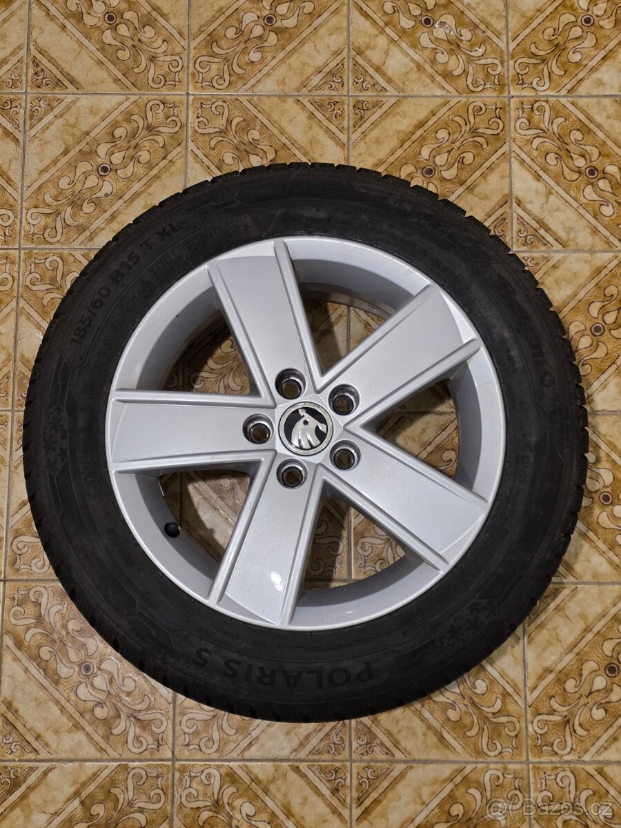 Alu kolo Škoda Propeller 15" 5JJ601025 6Jx15 5x110 ET38 - 7