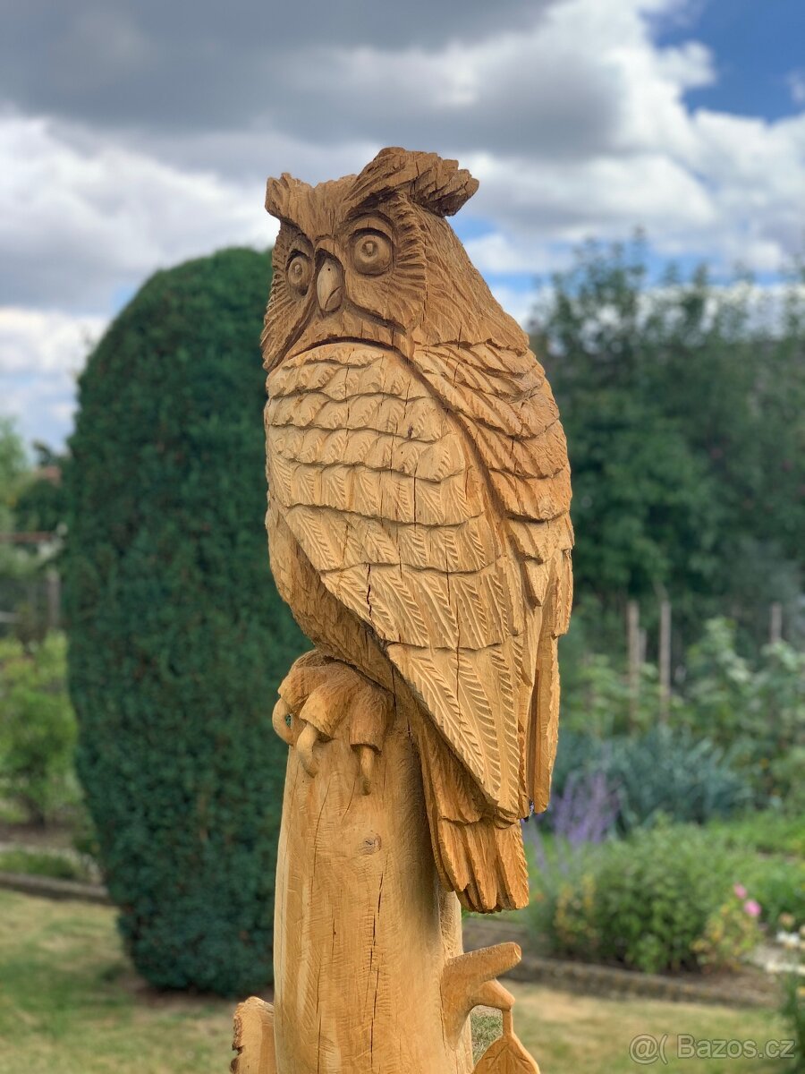 Dřevěná socha (dřevořezba pilou) - 7