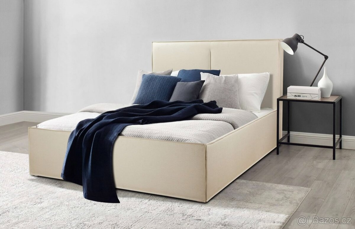 Postel rám 140x200 Hamar NOVÝ 2. jakost - 7