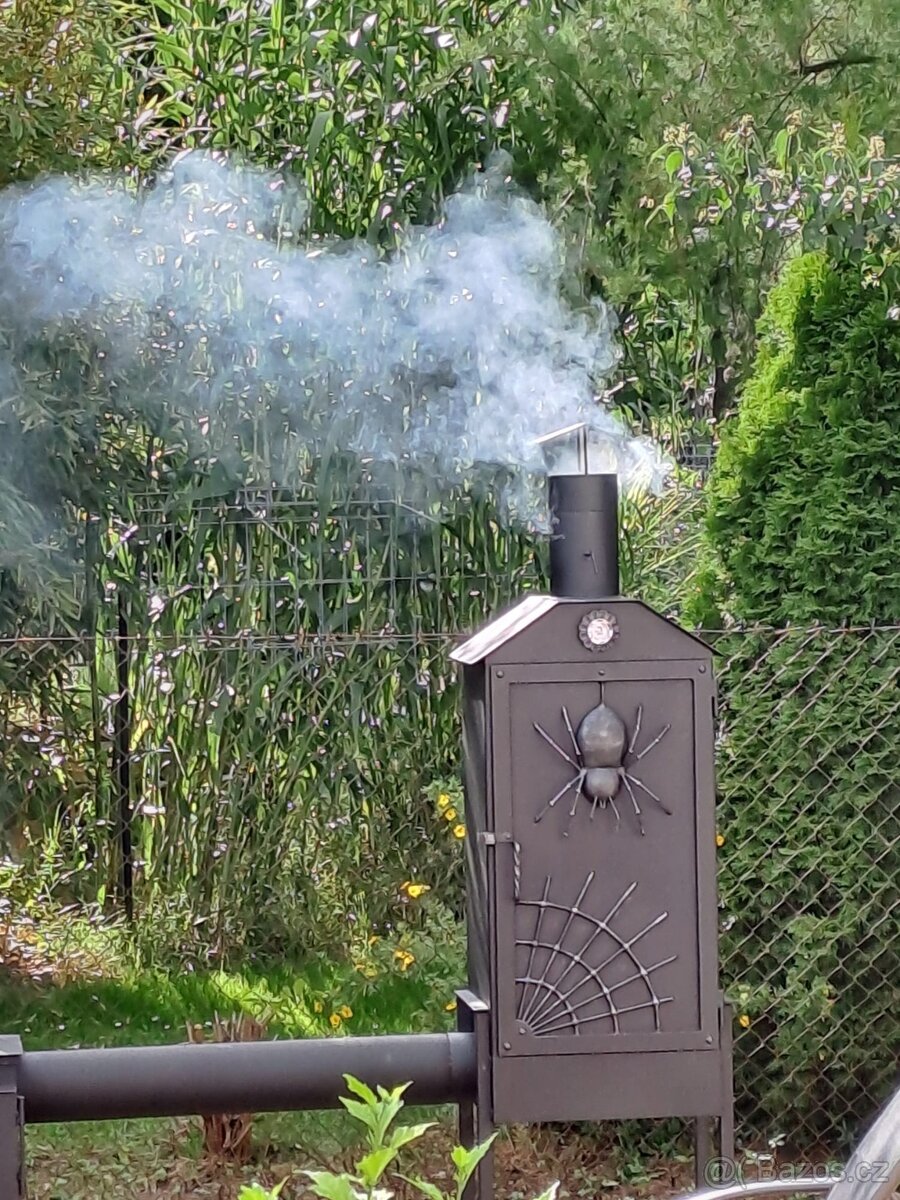 Zahradní udírna plechová-kovová - 7