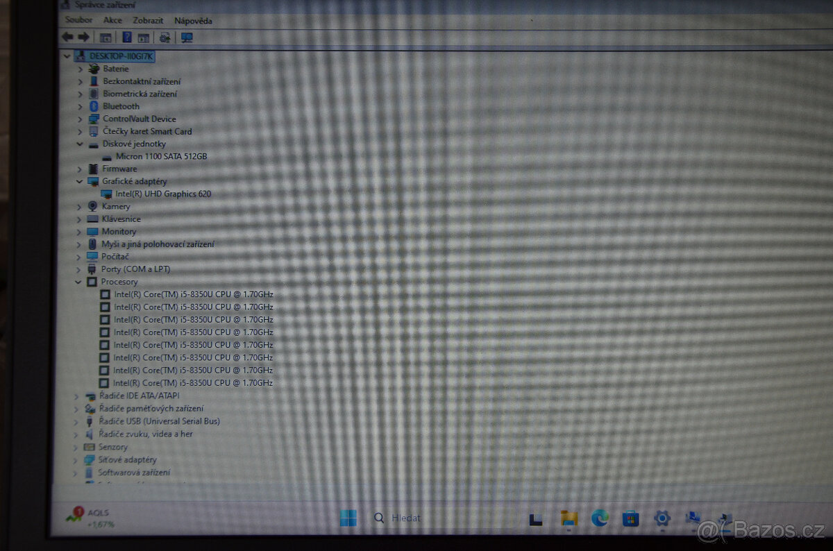 Dell latitude 7290 i5/16GB/SSD 512GB/záruka - 7