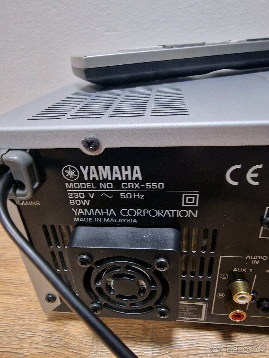 Mikrosystém Yamaha CRX 550 SILVER - 7