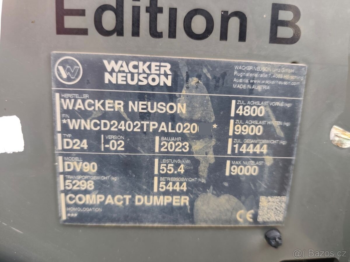 Dempr Wacker Neuson DV 90 Dual View otočná korba - 7