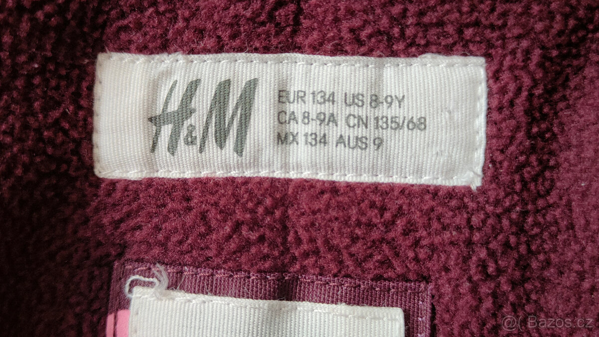 zimní bunda H&M - velikost 134 - 7