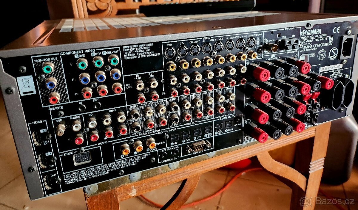 7.1 RECEIVER ZESILOVAČ YAMAHA RX-V1700 HDMI - 7