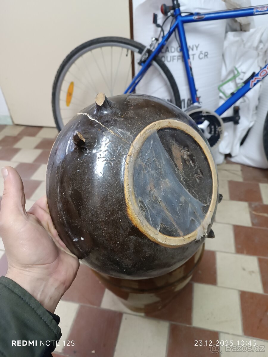 Zelák , keramický sud na zelí 30l - 7