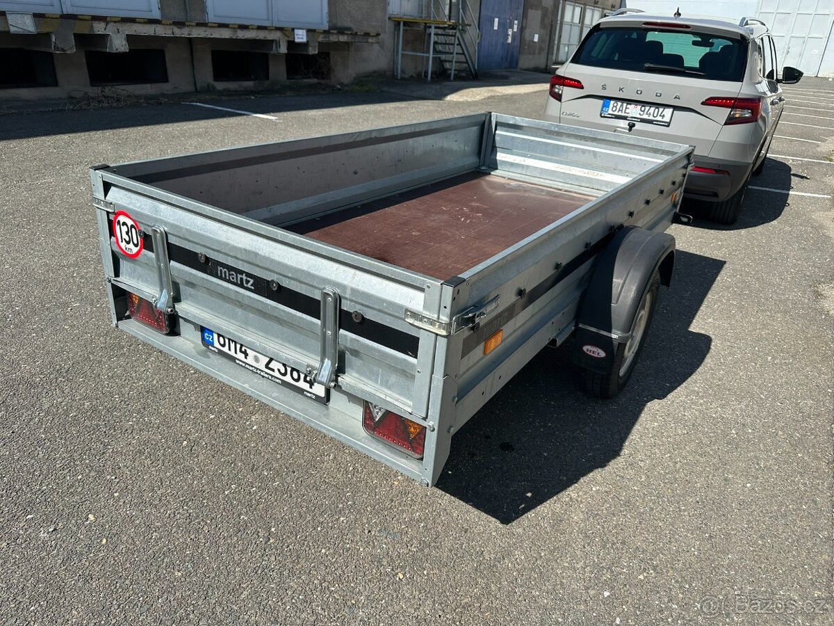 Přívěs Martz 265x125cm Premium - listová péra - 7