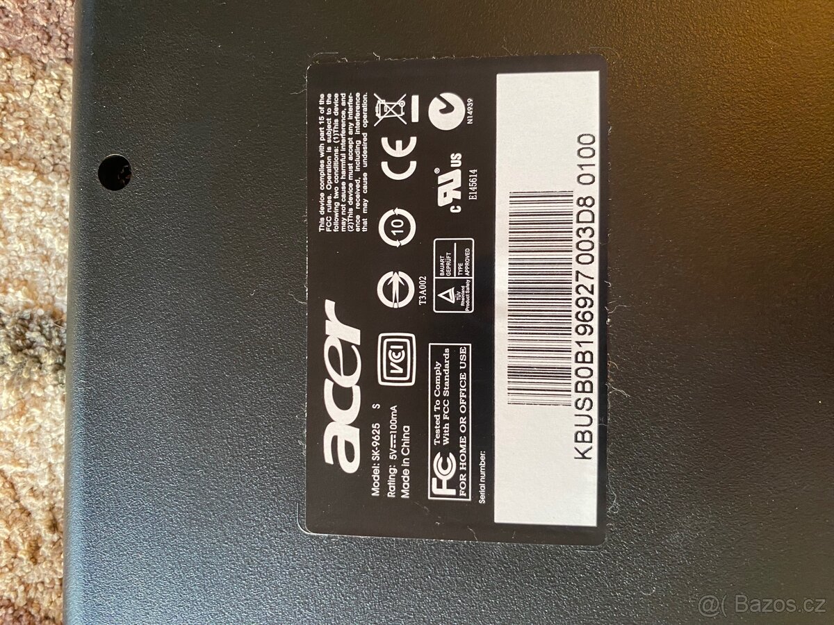 kabelová klávesnice ACER SK-9625 - 7