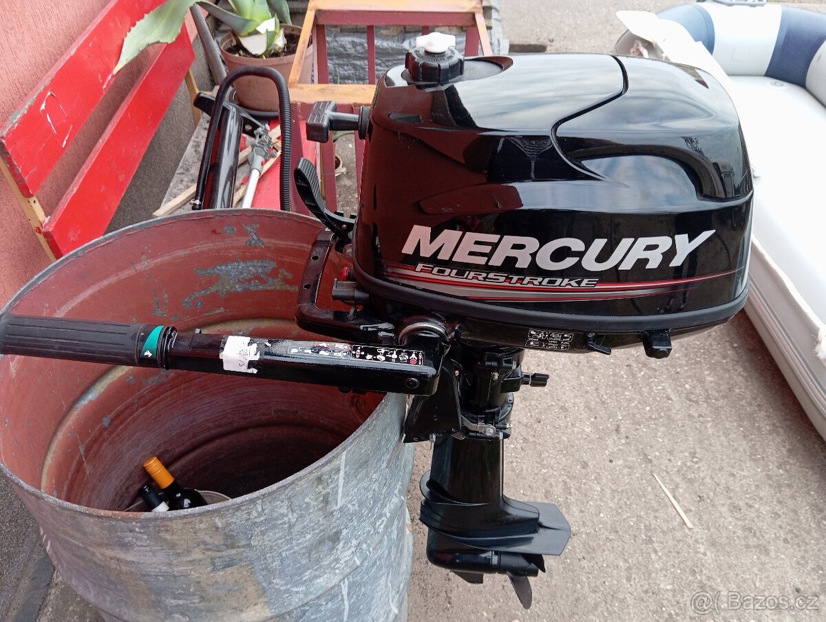 Prodám motor Mercury 5hp + člun 320 - 7