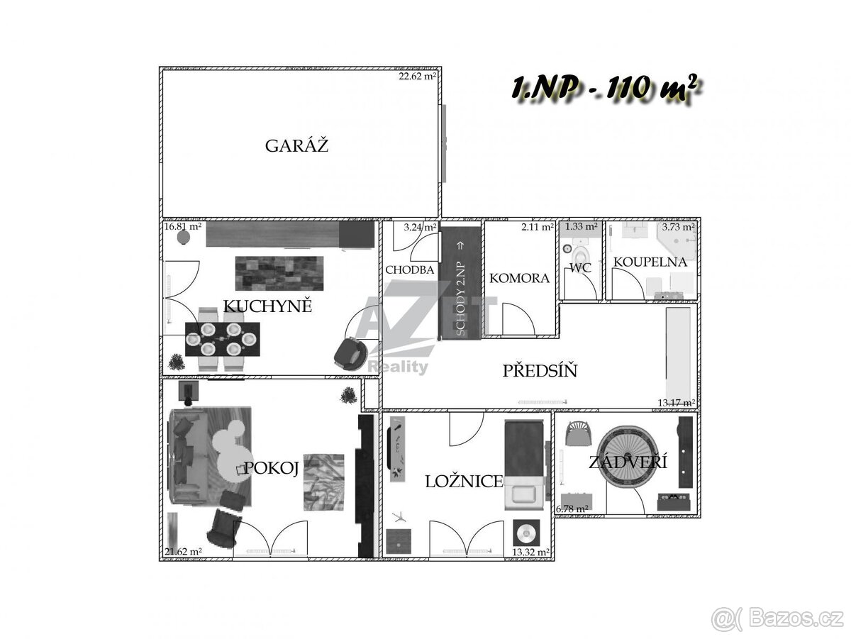 Prodej, rodinný dům 5+2, 256 m2, Jistebník - 7