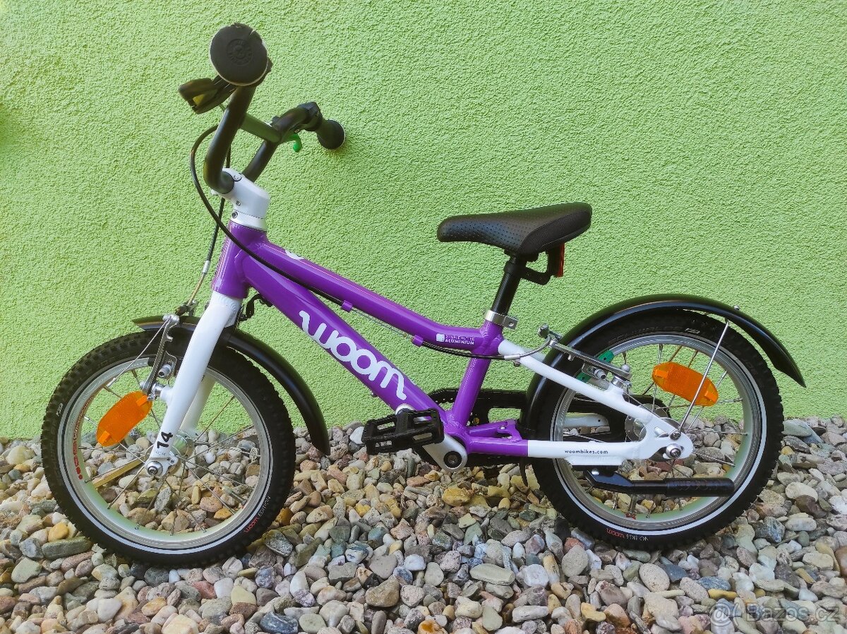 Značkové dětské kolo WOOM 14" (2) - 7