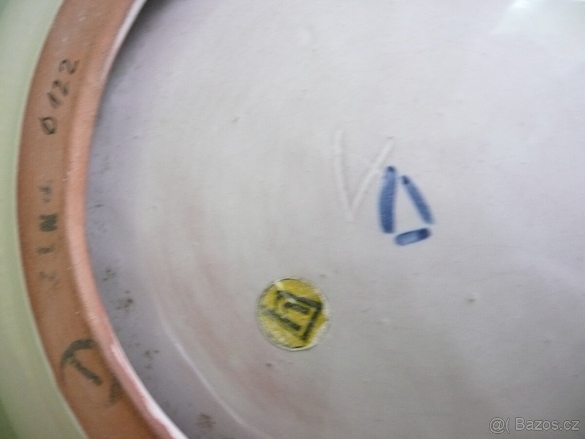 Talíř nástěnný, dekorativní, 2x - 7