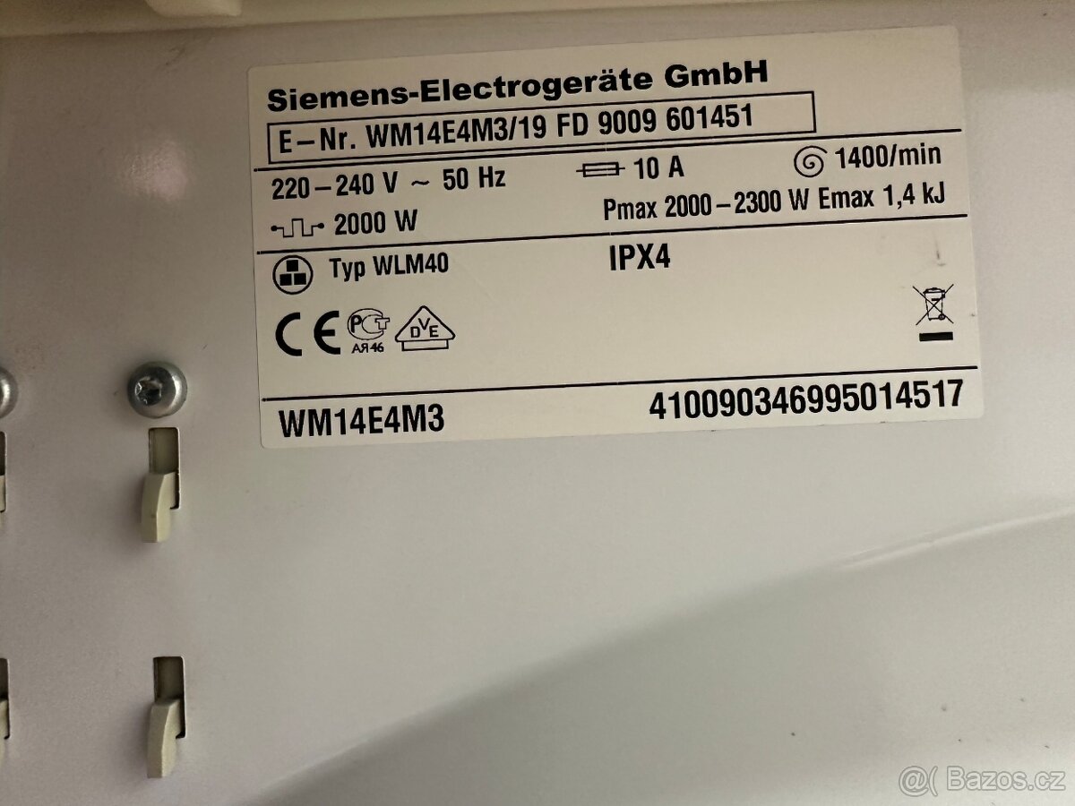 Pračka Siemens (257) - 7