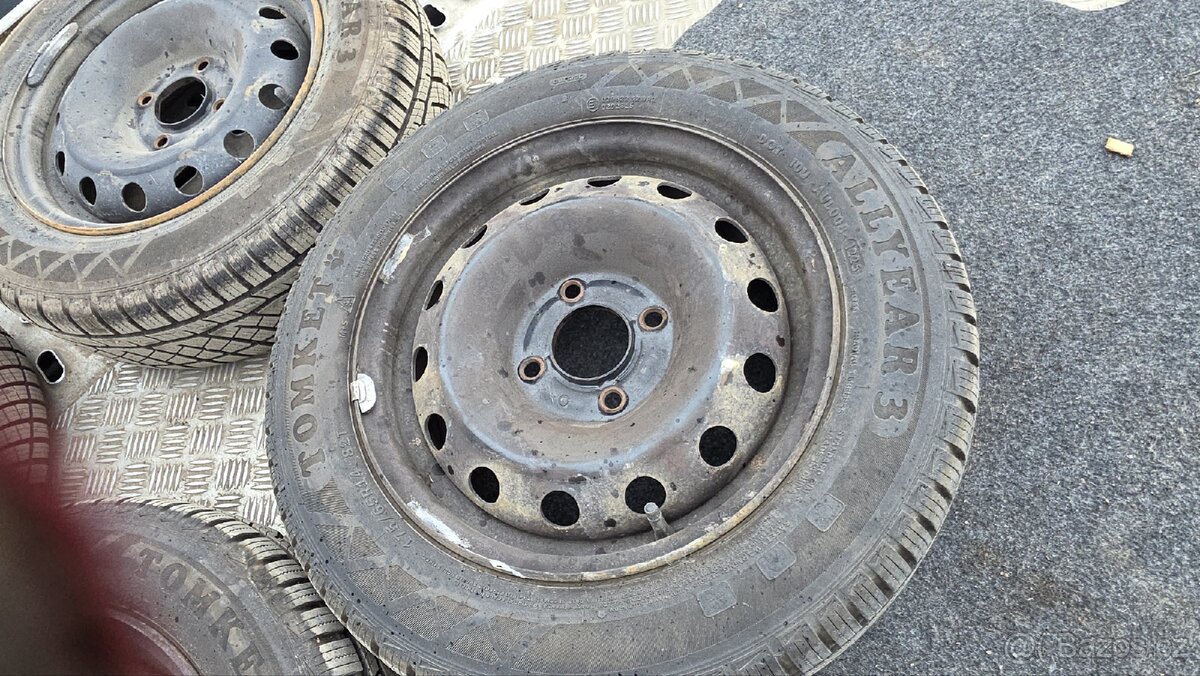 4ks pneumatiky 175/65/14 TOMKET 8mm - 7