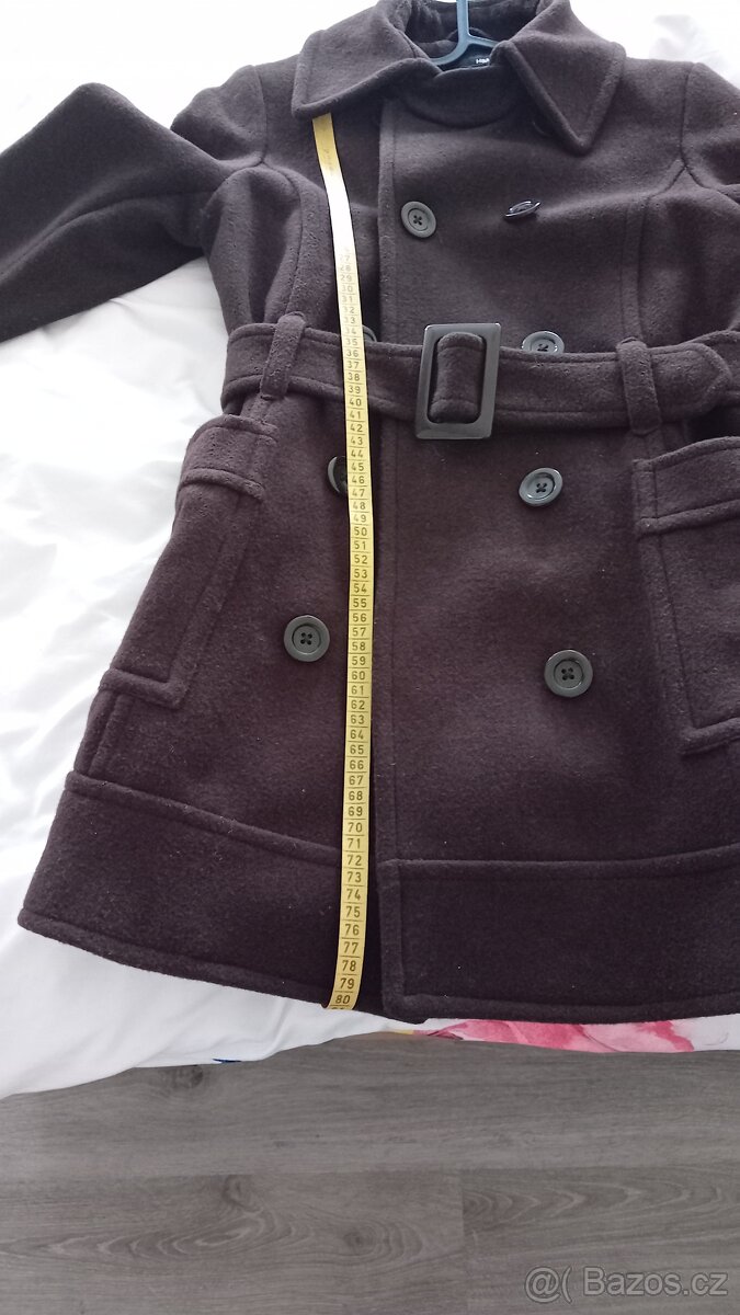 Dámský vlněný kabát vel.38 - 7