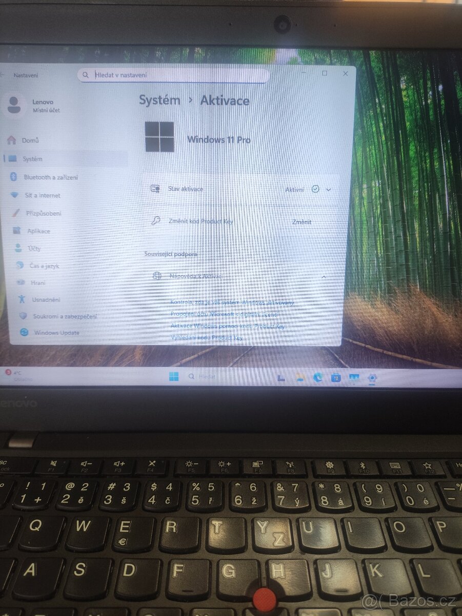 Notebook Lenovo ThinkPad X270 ve skvělém stavu Windows 11 pr - 7