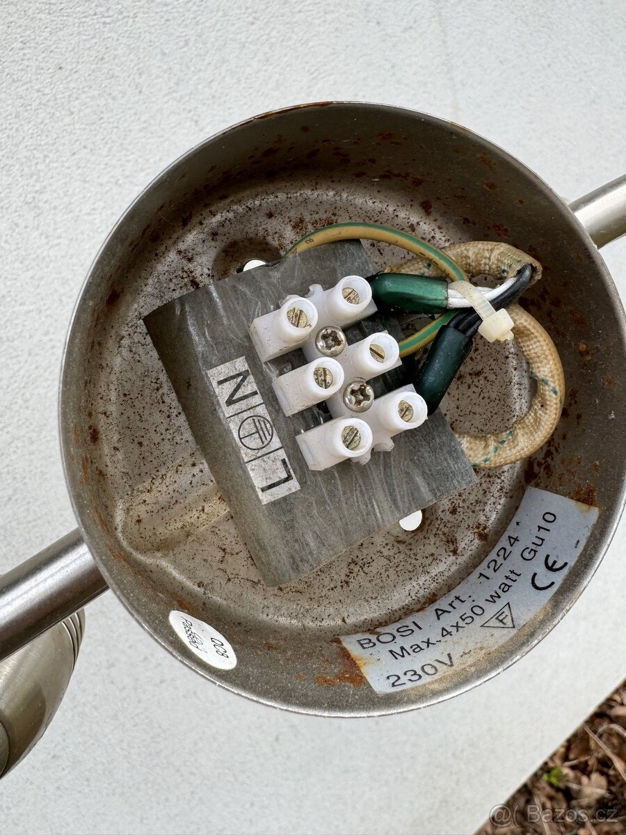 světlo lustr bodovka 4x halogen GU10 LED - 7