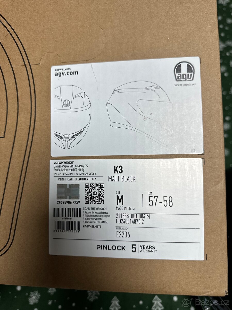 Helma AGV K3 Matt Black - 7