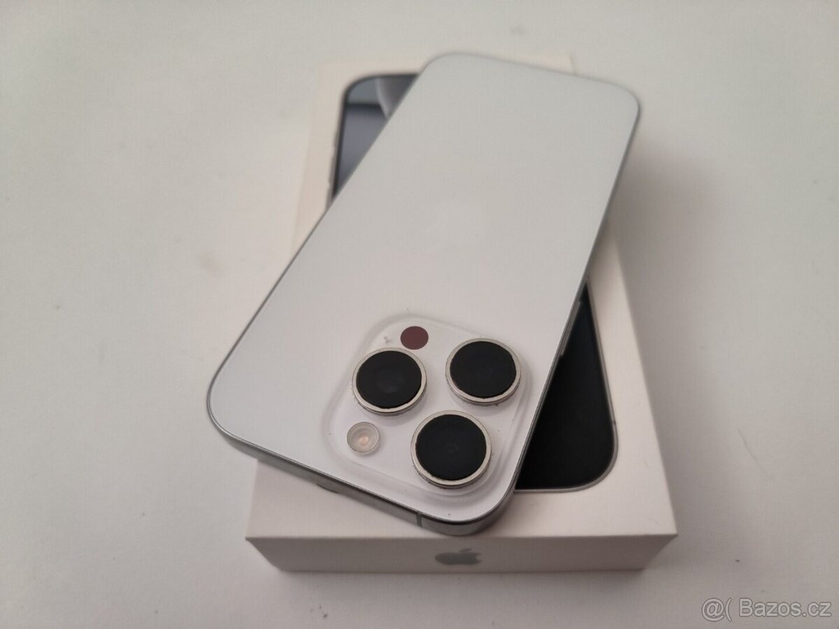 apple iphone 16 PRO 128gb White Titanium 92% Batéria - 7