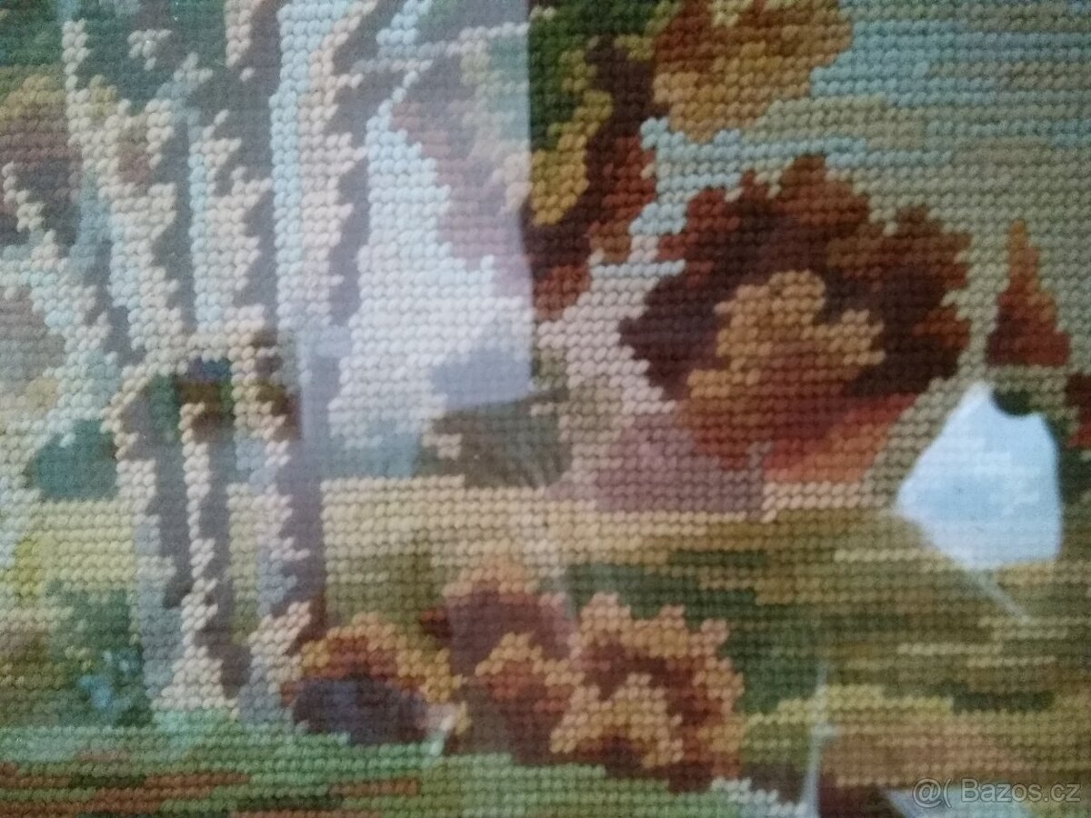 Obrazky drobná výšivka krajina - 7