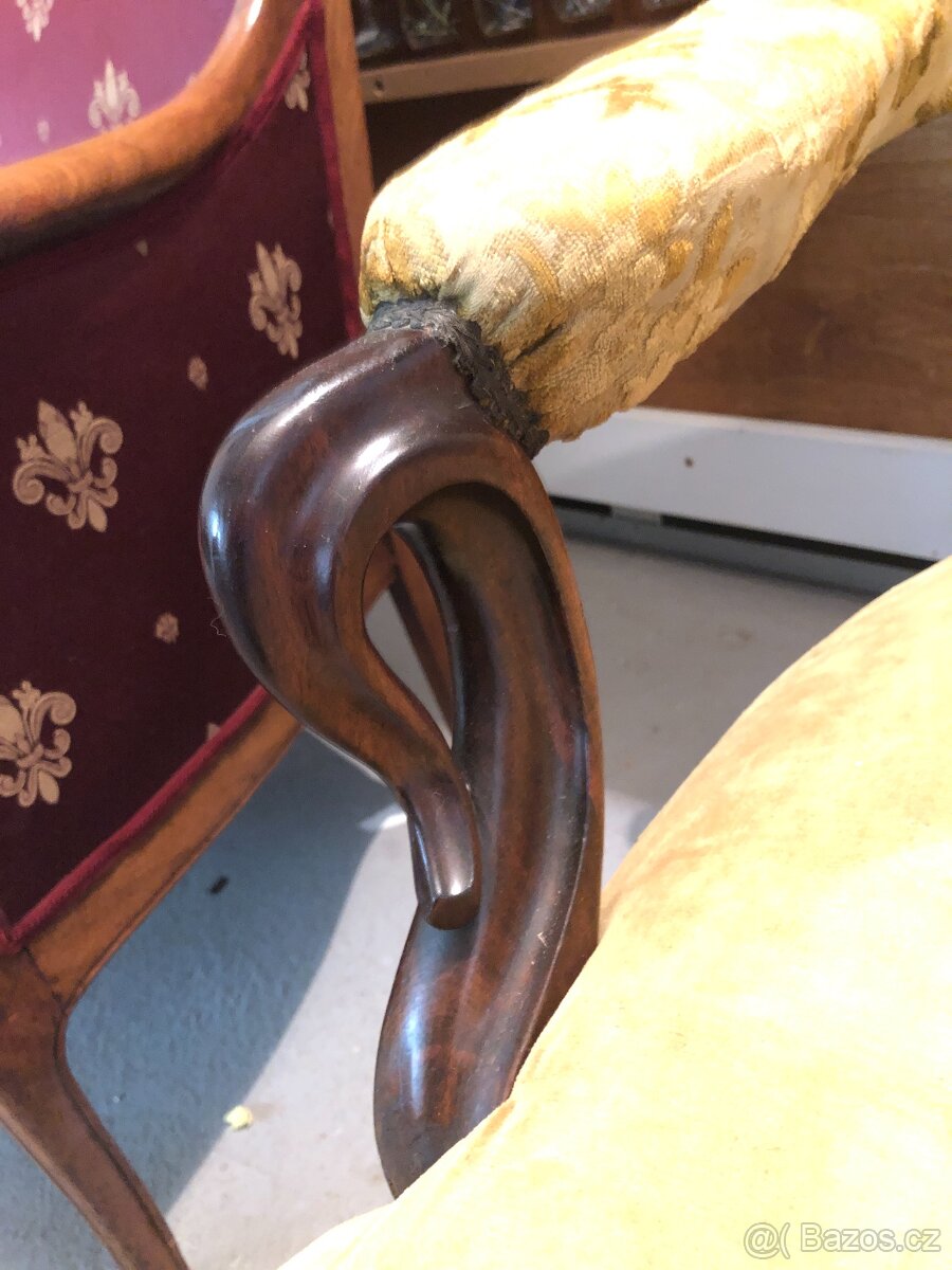 Starožitná čalouněná křesla - 7