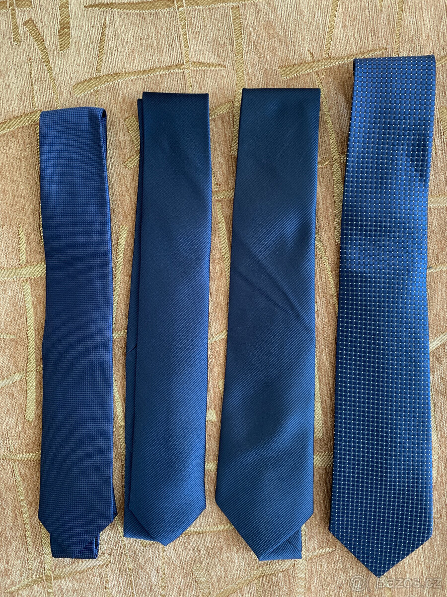 Tmavě Modré kravaty, různé - 7