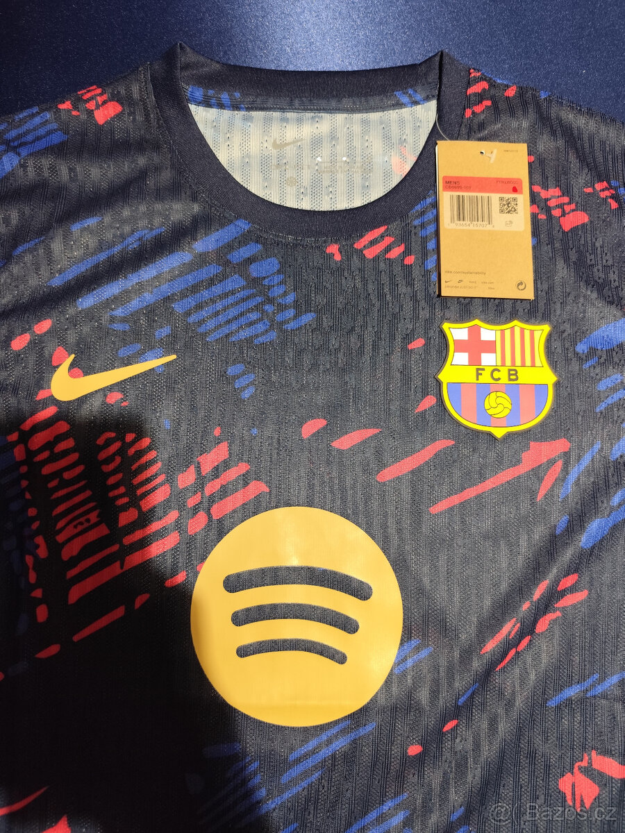 Dres Fc Barcelona Hráčsky Čierno-Modro-Červený Unikátny - 7